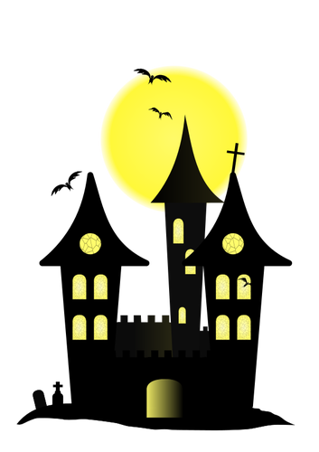 655 views Halloween castle | Public domain vectors