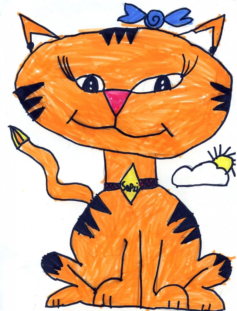 Cartoon Tiger Drawing - Drawing Pencil