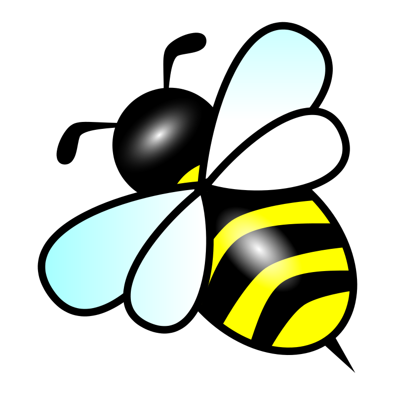 Bee | Free Stock Photo | Illustration of a cartoon bee | # 14154