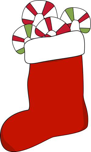 Printable Christmas Stocking Clipart