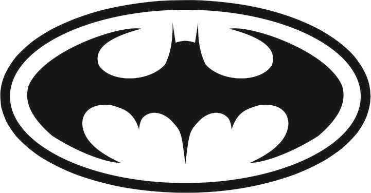 Batman Adesivo Simbolo Batman SÃ­mbolo Adesivo-mod 02 - 5cm - R$ 3 ...