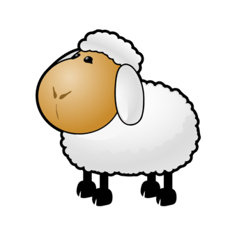 Clipart sheep cartoon