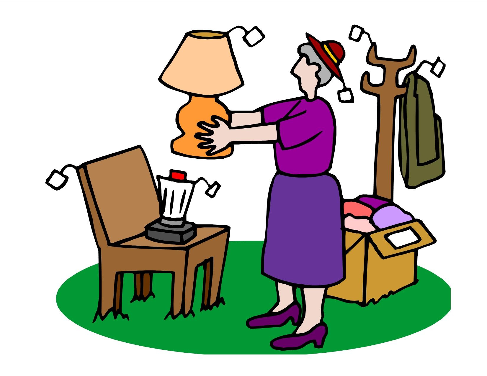 Yard Sale Items Clipart