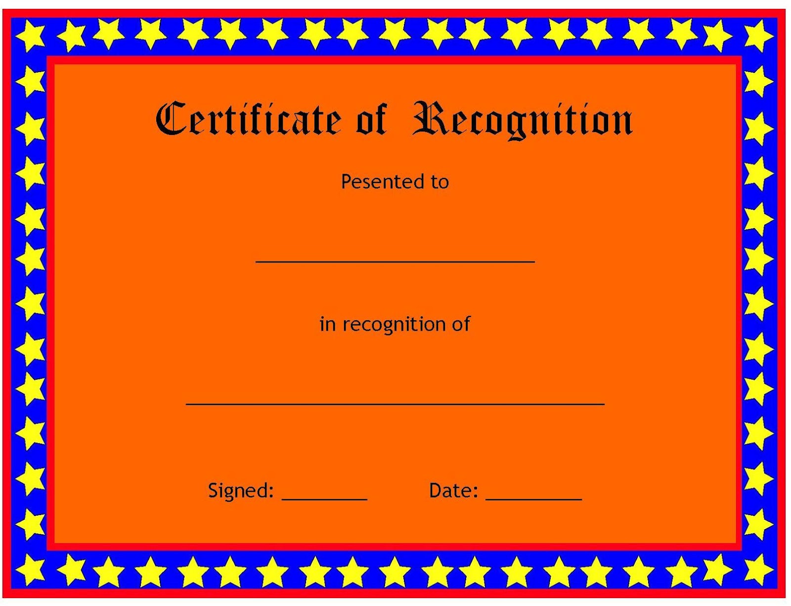 A Collection of Free Certificate Borders and Templates