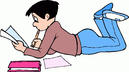 Studying Clipart