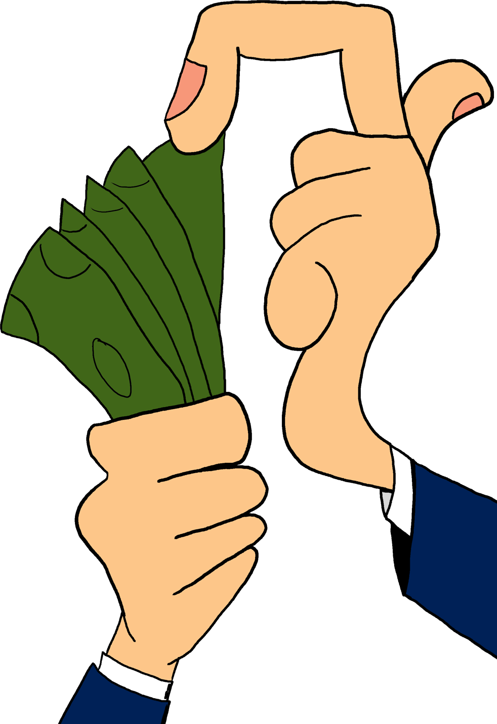 clipart man with money - photo #17