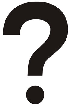 Free clipart images of a question mark