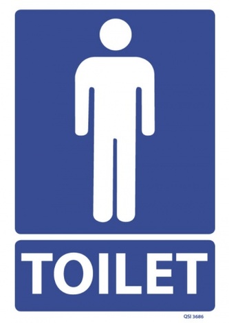 Toilet sign clip art