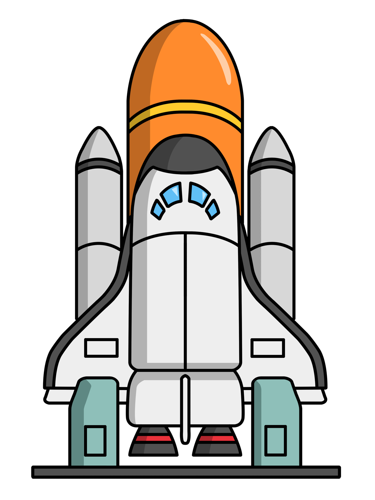 Space Shuttle Clip Art - ClipArt Best