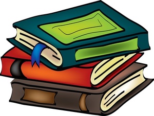Books Clipart Image - Clip Art Illustration Of A Stack Of Books
