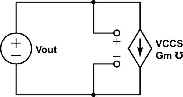 how to connect voltage controlled current source (VCCS) so it ...