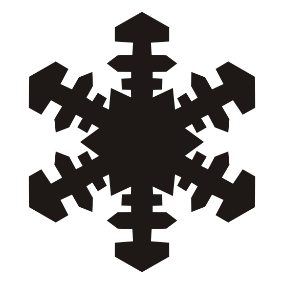 Clip Art: Snowflake Christmas Xmas Holiday Art ...