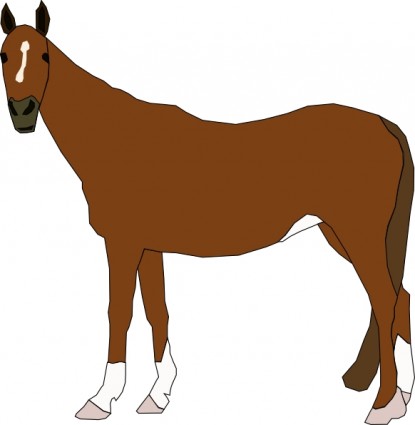Horse clip art Free vector in Open office drawing svg ( .svg ...