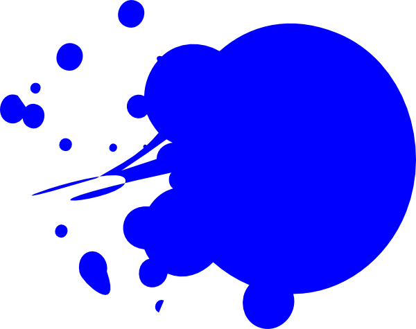 Blue Paint Splatter Png - ClipArt Best