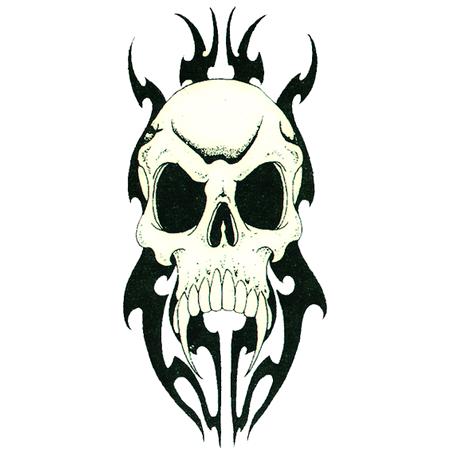 Free Tribal Skull Designs - ClipArt Best