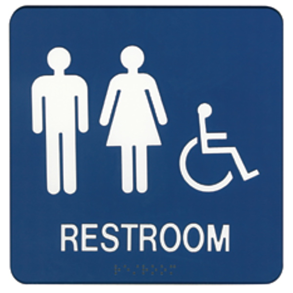 Rr Sign With Handi. Handicap Bathroom Signs Together With Restroom ...