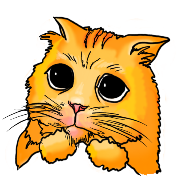 sad cat clip art free - photo #50