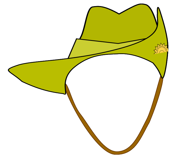digger ANZAC army hat clipart, 11 cm | Flickr - Photo Sharing!