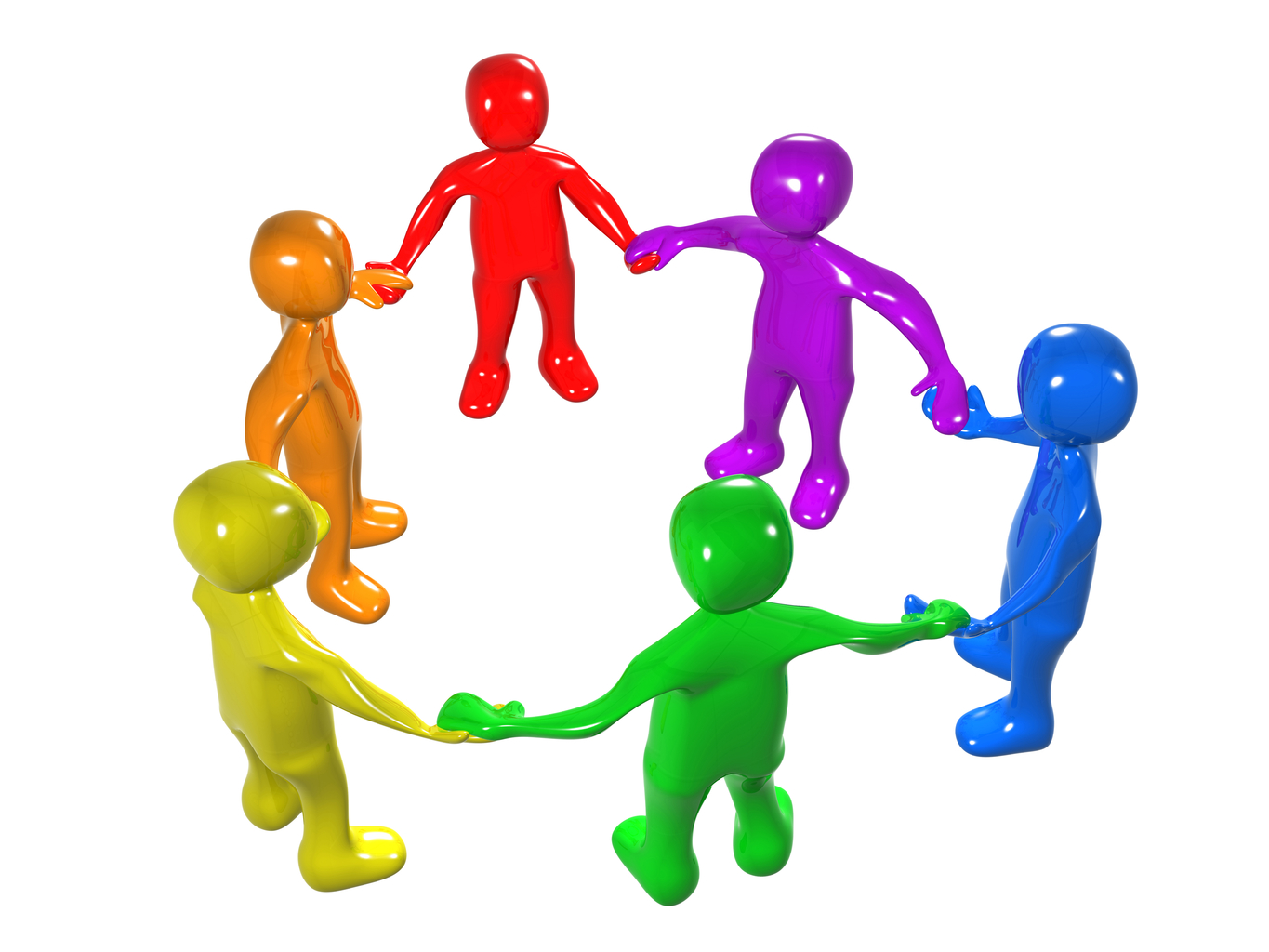 People Working Together As A Team Clip Art