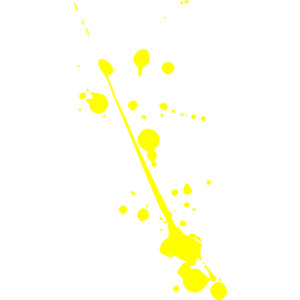 Yellow Paint Splatter clip art - Polyvore