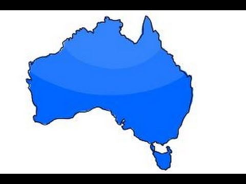 How to draw Australia - YouTube