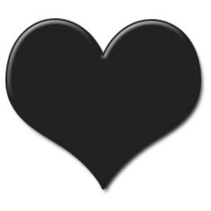 Flair | Hearts | Black, White, and Gray - Polyvore