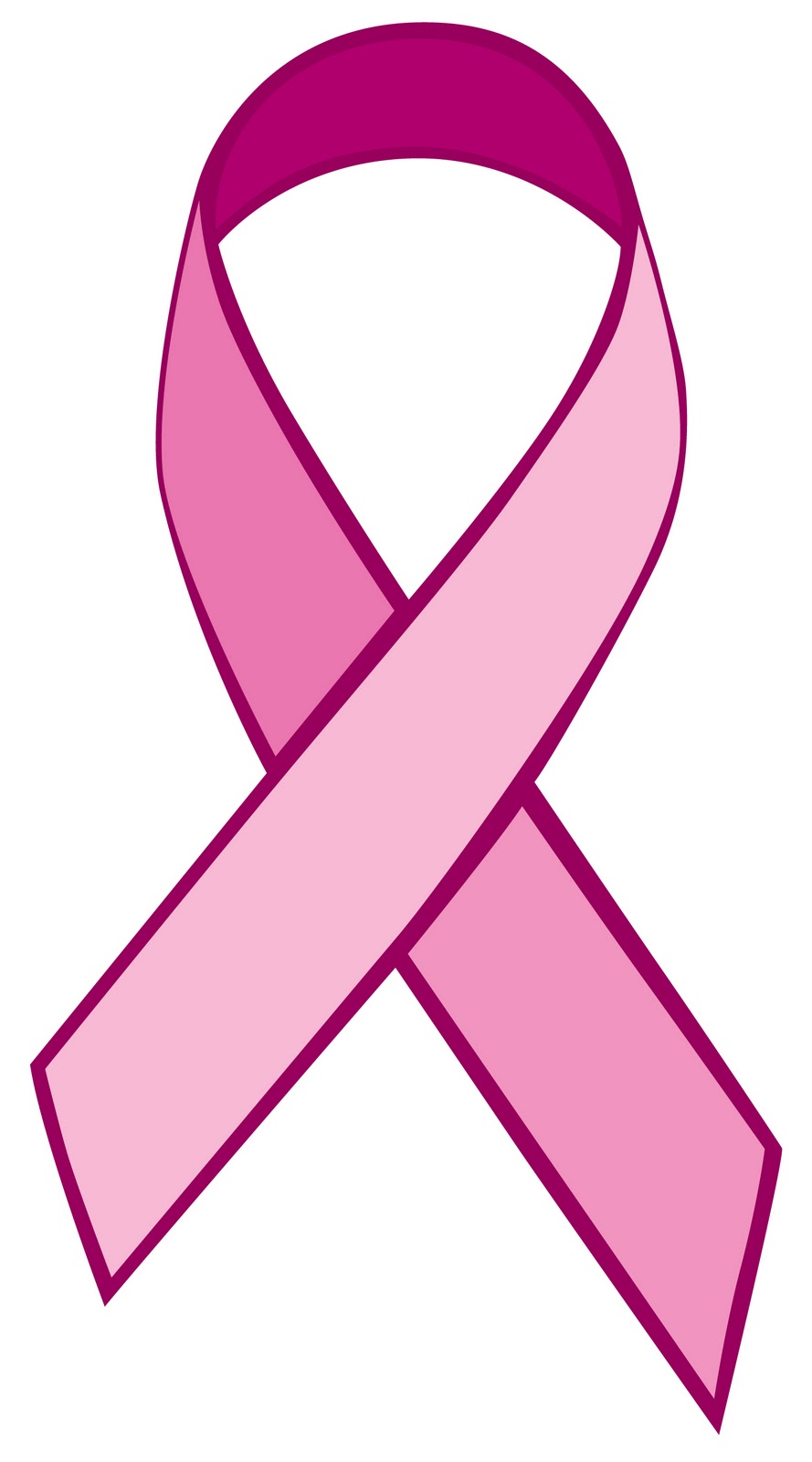 Breast Cancer Ribbon Border