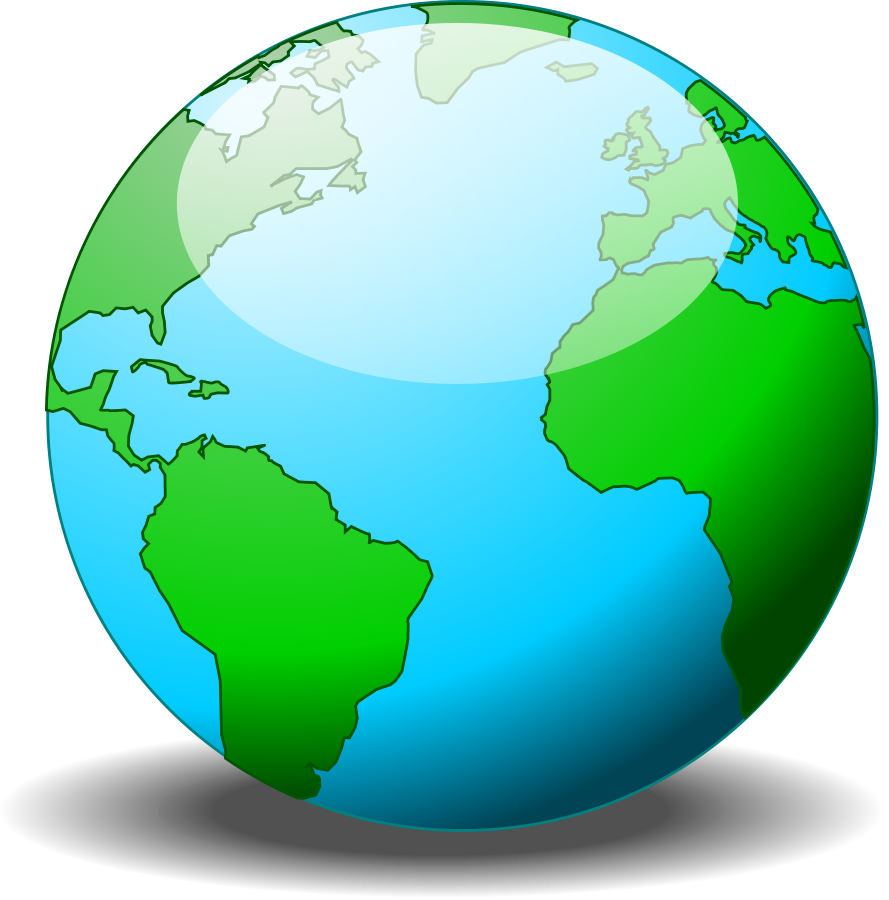 Simple Globe Vector - Free Clipart Images