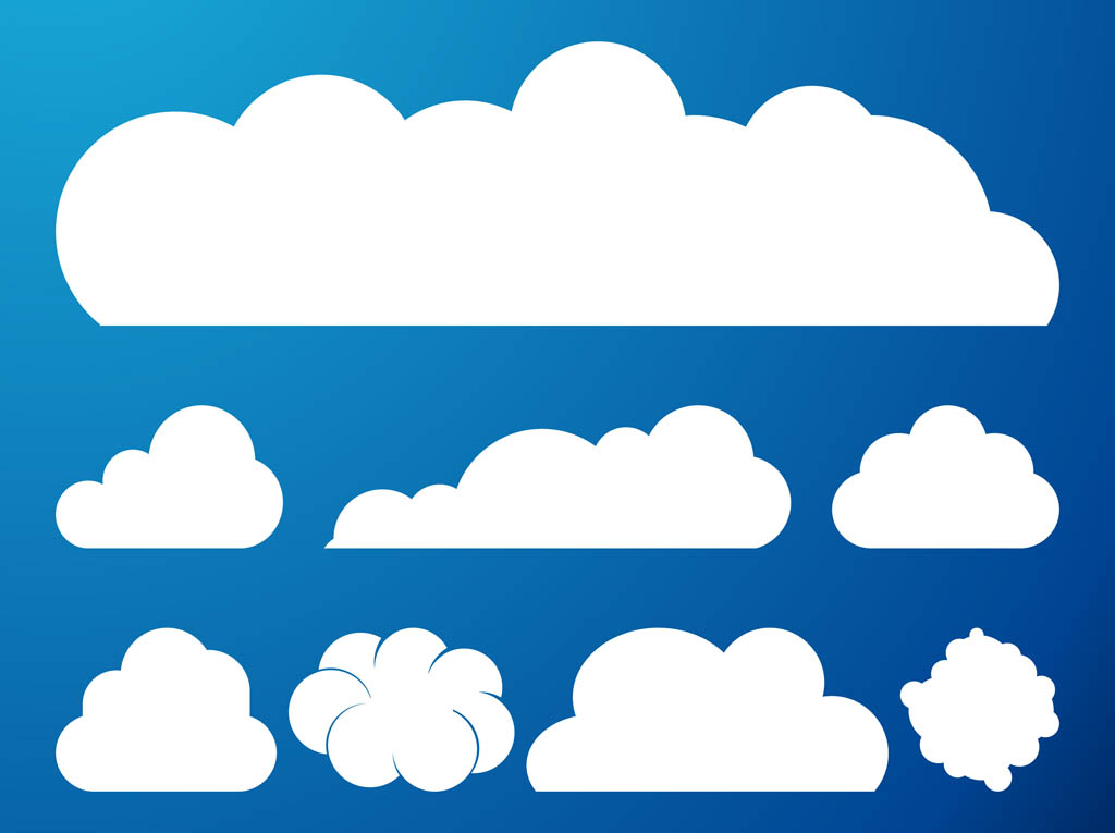 Free Clouds Vectors