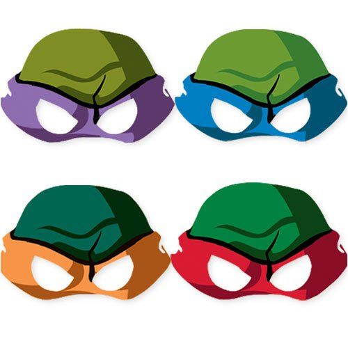 Masks to be printed | Ninja turtle party | Pinterest