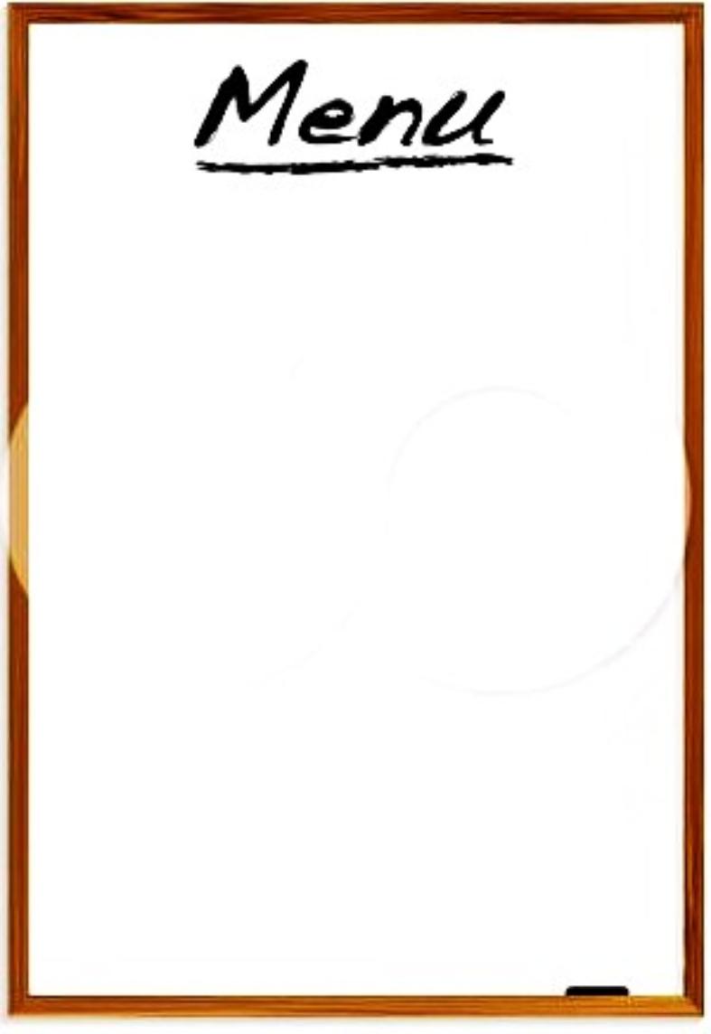 menu clipart free - photo #1