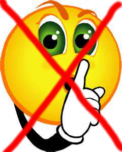 Stop Talking Face Clipart