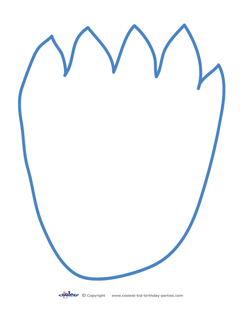 Best Photos of Cookie Monster Footprint Template - Monster ...