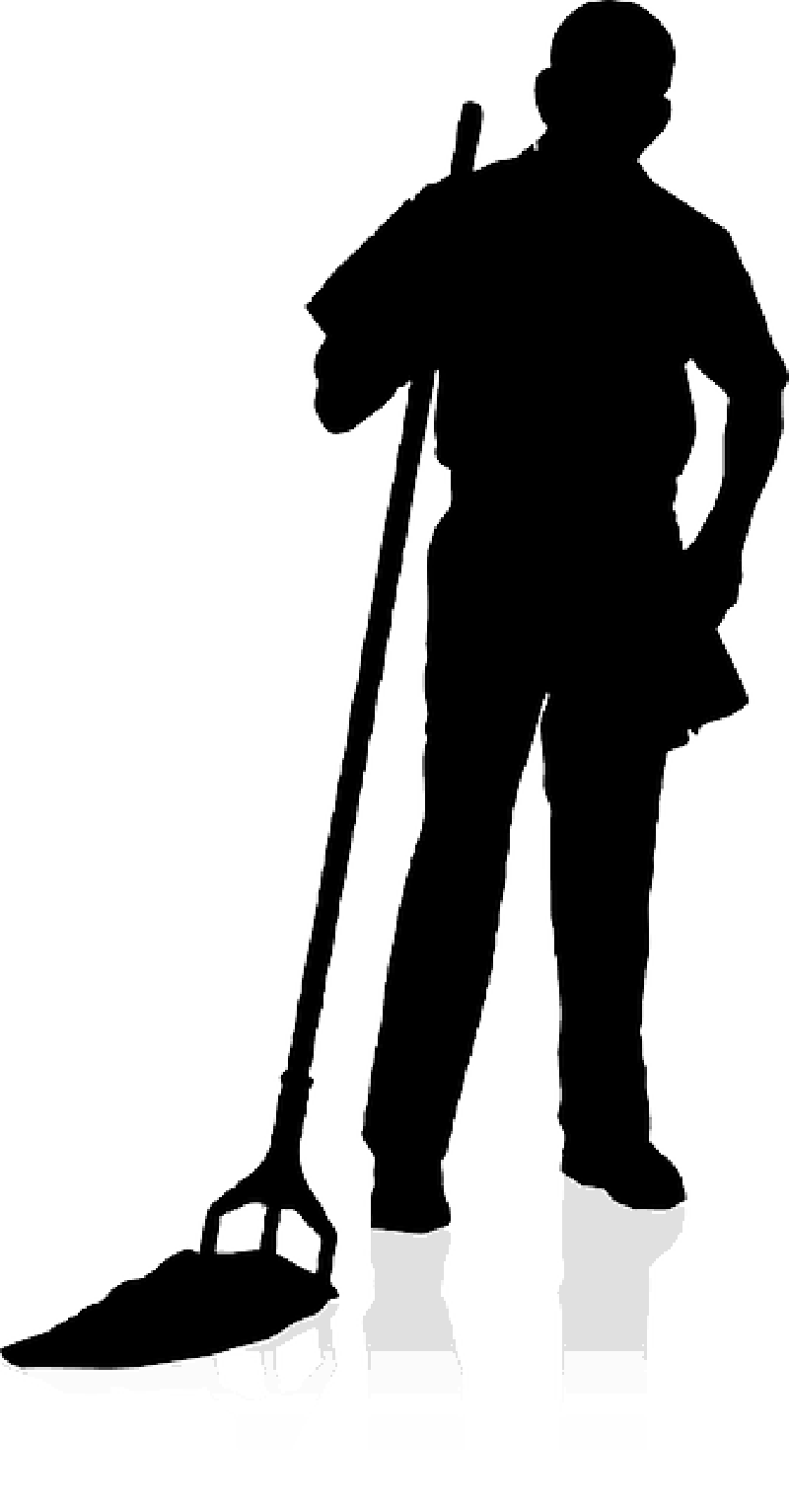 Janitorial Silhouette Clipart