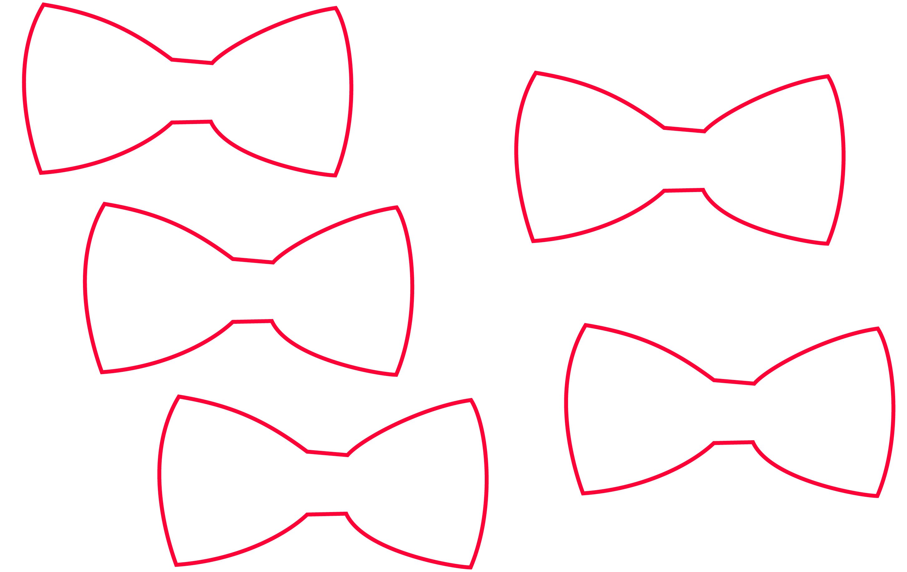 Bow Tie Pattern Free Printable