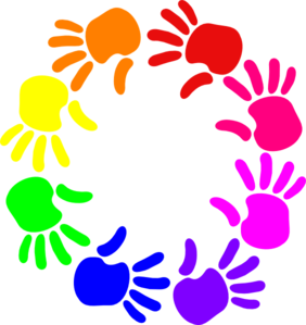 Colorful Hands Clipart - Free Clipart Images