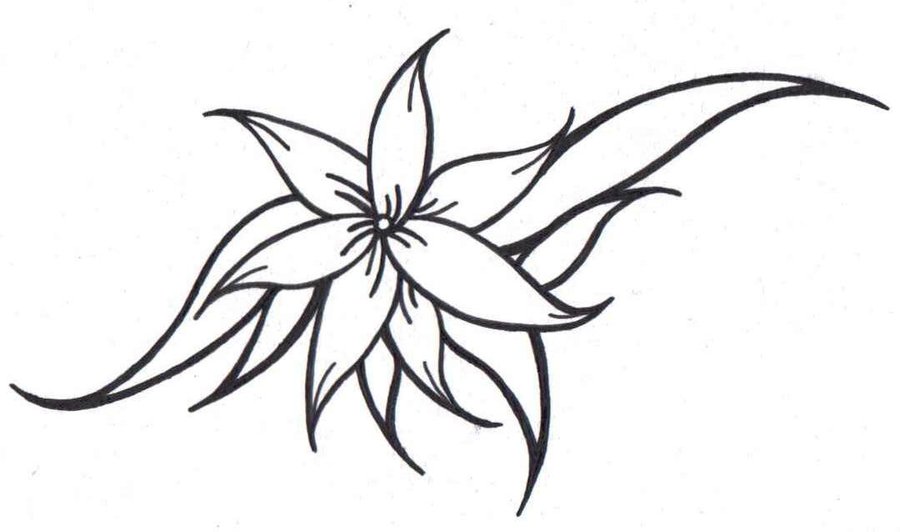 simple flower tattoos designs clipart best simple flower tattoos designs clipart best