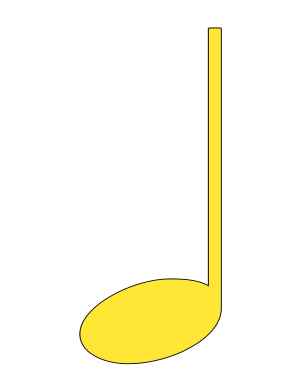 quarter note clip art - photo #24