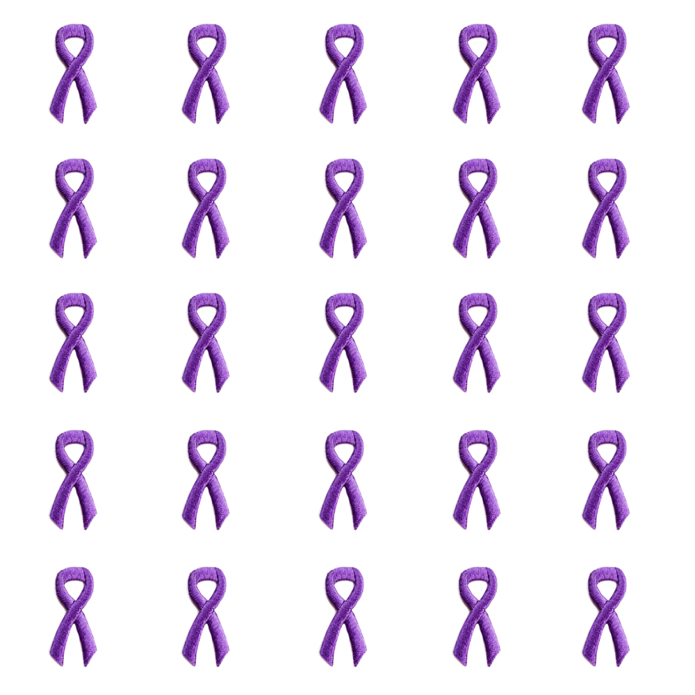 Purple Awareness Ribbon Stickers - Awareness Stick ons - Cancer ...