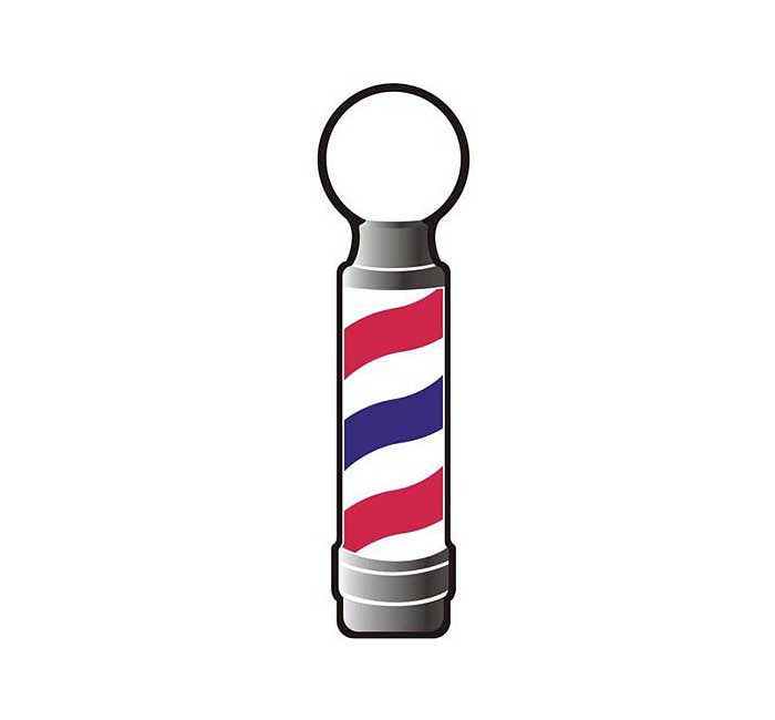 Image of Barber Pole Clipart #4039, Barber Pole Vector Clipart ...