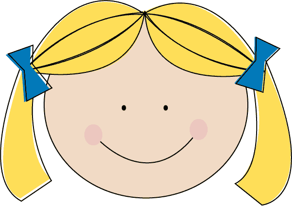 blonde girl clipart - photo #19