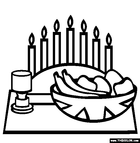 Kwanzaa Online Coloring Pages | Page 1