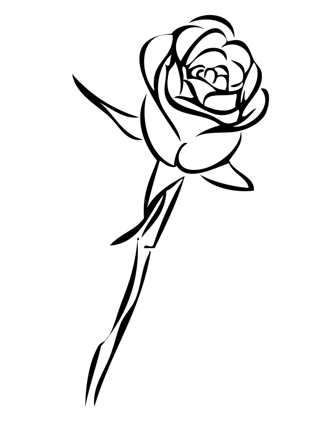 Rose Coloring Pages | ColoringMates.
