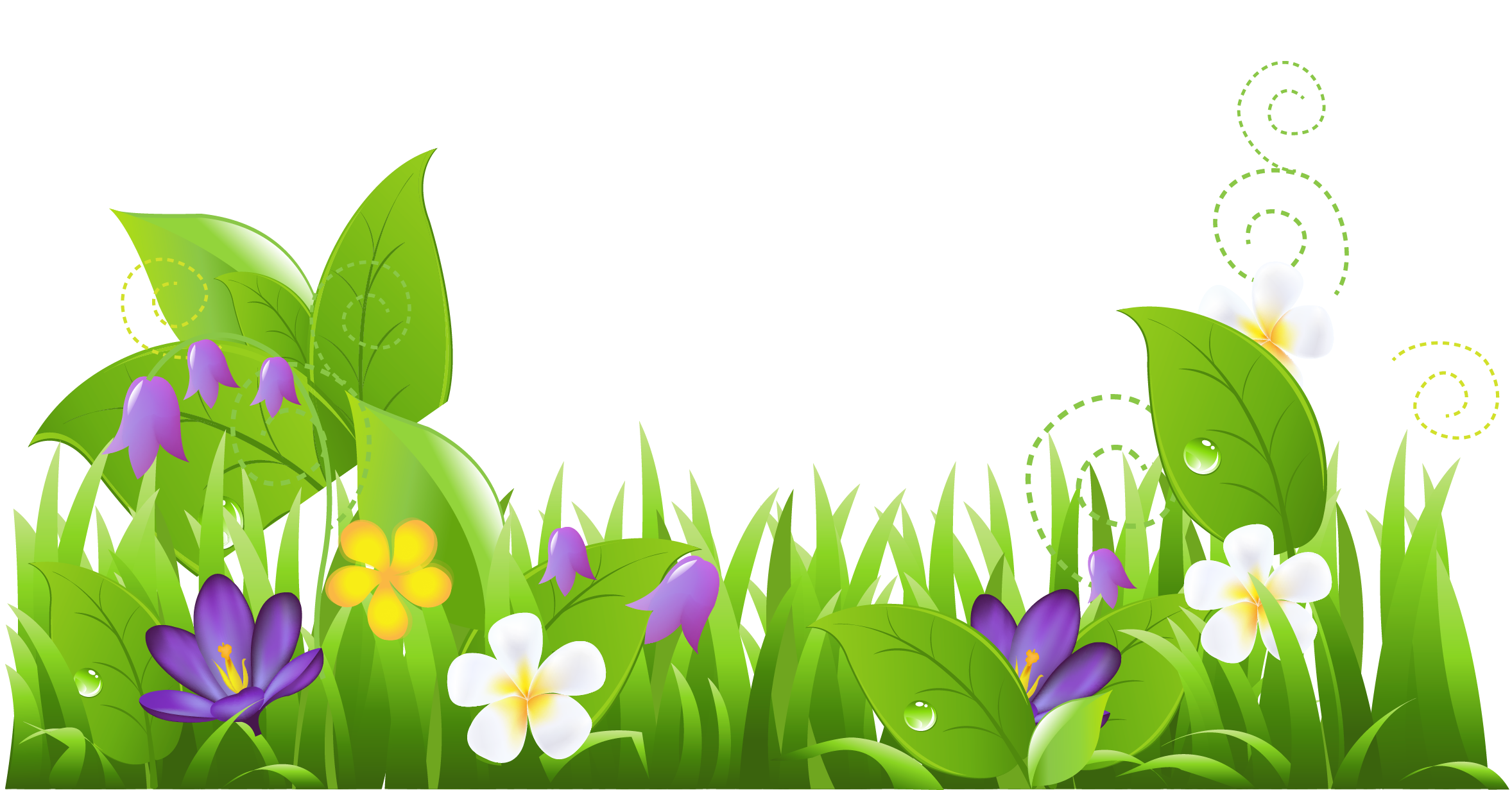 free clipart grass and flowers - photo #6