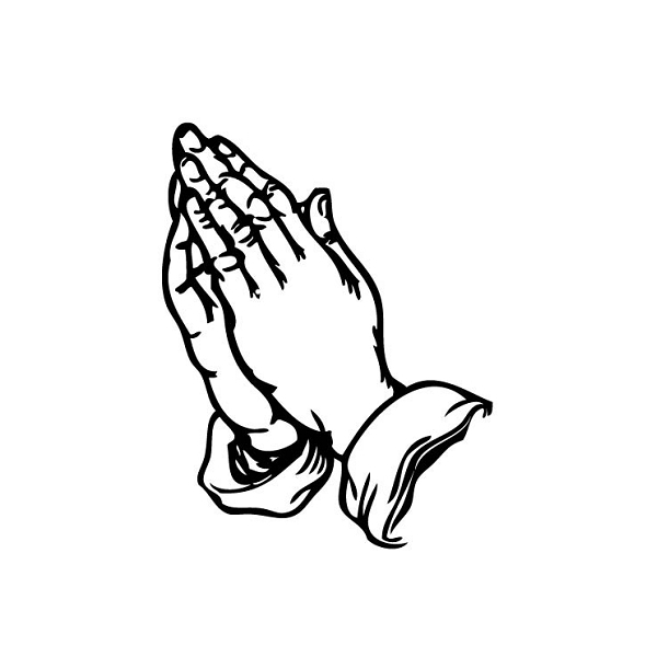 HANDS PRAYING CHRISTIAN DECAL RELIGIOUS CAR DECAL CAR DECALS ...
