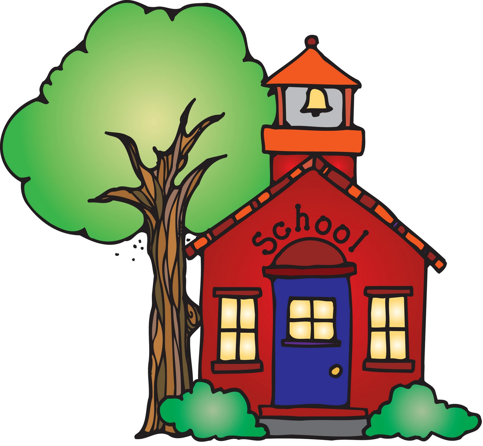 free clip art of a school house - photo #11