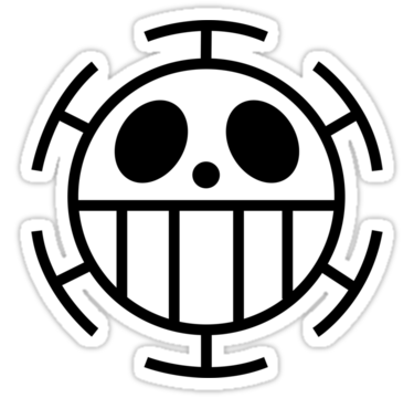 Trafalgar Law Logo" Stickers by Chris-Kobra-LA | Redbubble