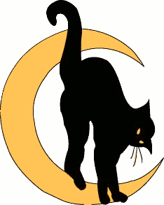 Black cat clipart images