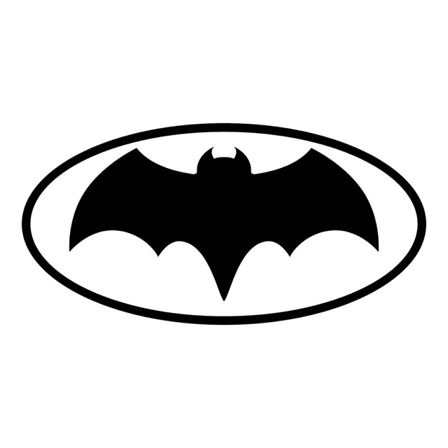 Aliexpress.com : Buy 16.5*8.3CM Cool Oval Batman Logo Car Body ...