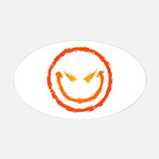 Evil Smiley Faces Bumper Stickers | Car Stickers, Decals, & More